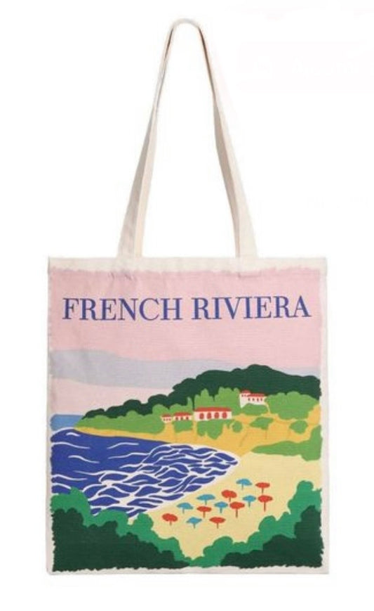Totebag French Riviera Vue