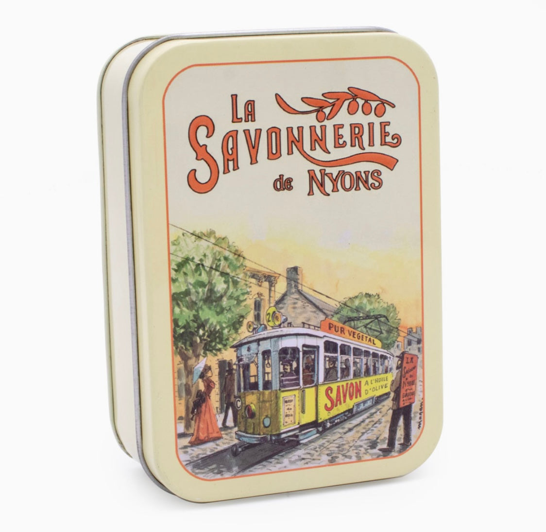Lavender Scented Soap Metal Box Provence Lavender 100gr