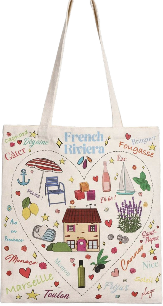 Totebag Cœur Multicolore