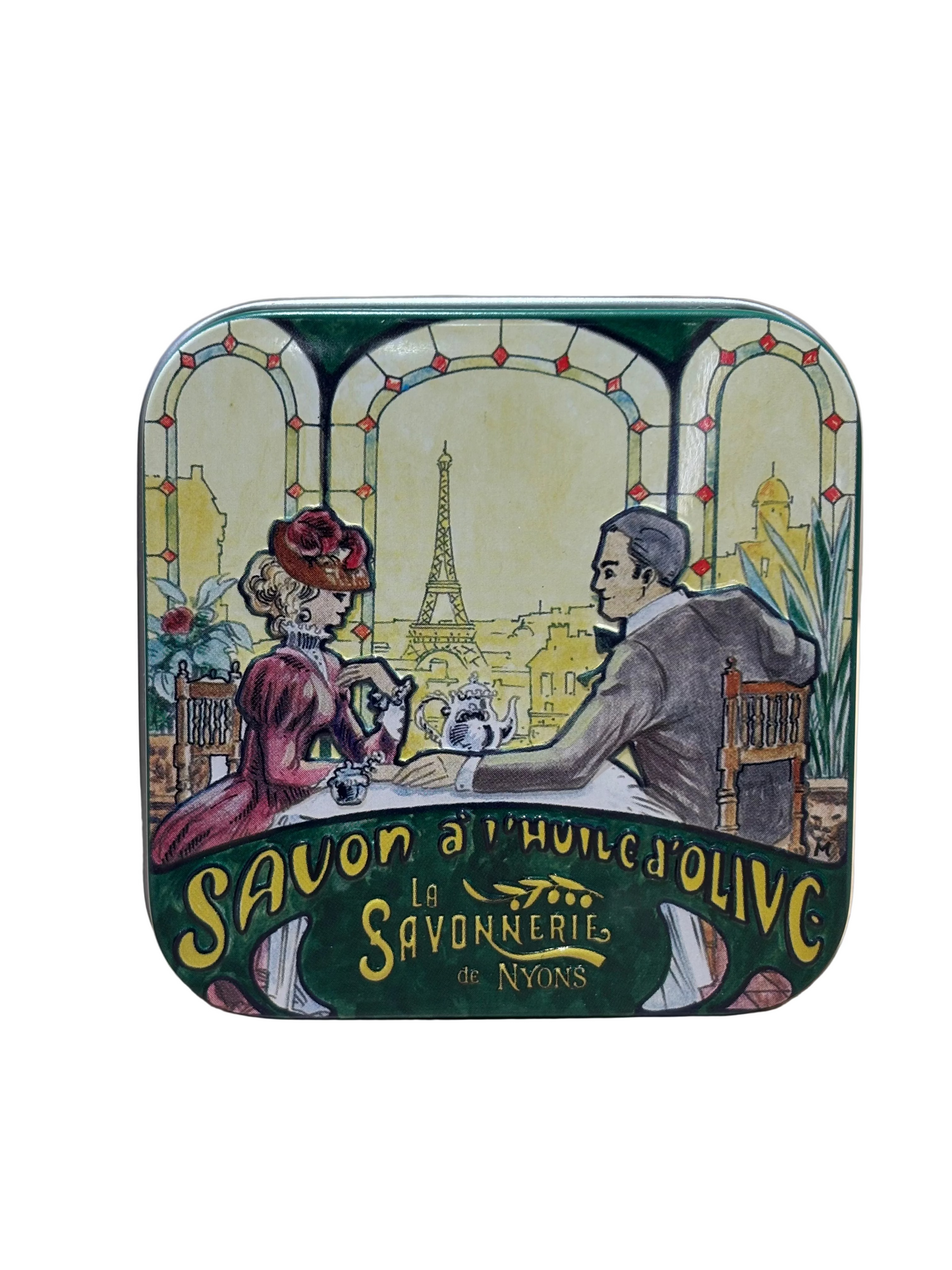 Savon Parfumé Lavande Boite Métal Diner Galant 100gr