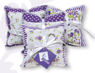 Lavender &amp; Lavandin Cushion *2 60gr Fabrics