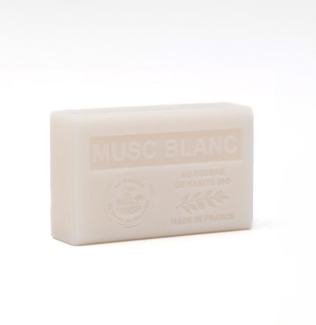 Organic Shea Butter Soap 125gr White Musk