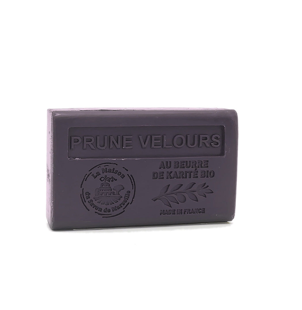 Savon Beurre De Karité Bio 125gr Prune Velours