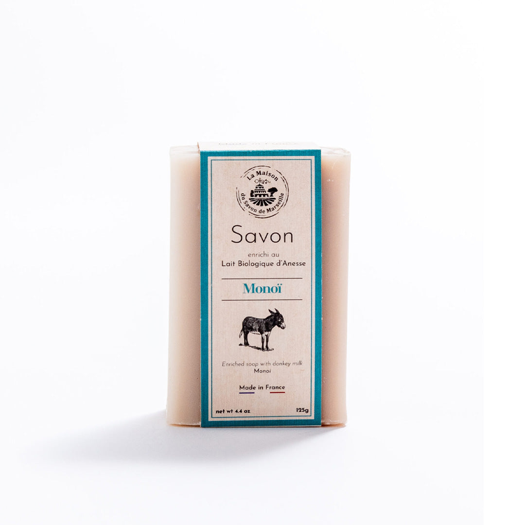 Savon Au Lait D'ânesse Bio 125gr Monoï