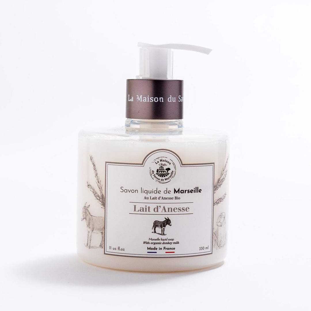Savon Liquide De Marseille Lait D'ânesse Bio 330ml