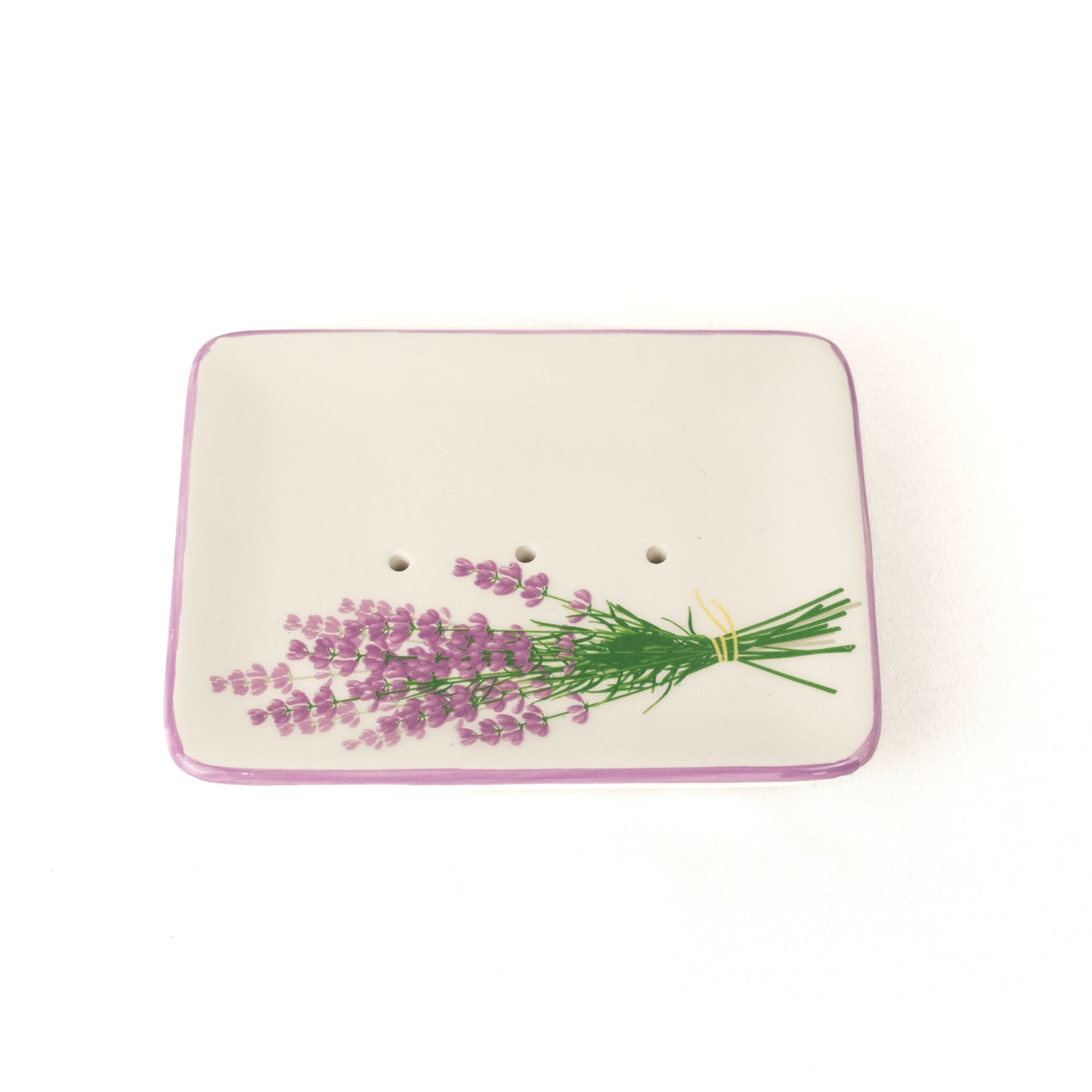 Lavender Ceramic Soap Dish