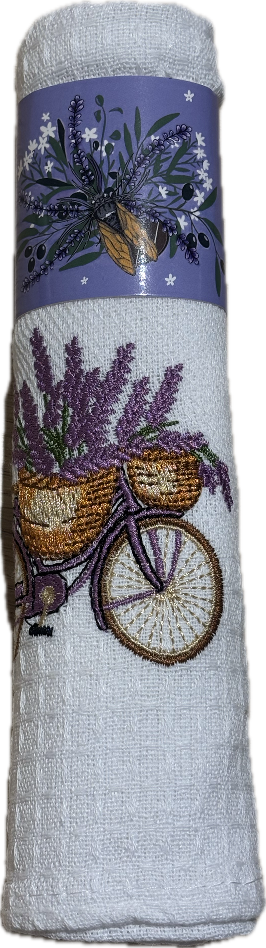 Torchon Vélo Lavande 40*60 100% Coton
