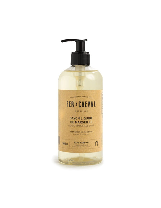 Savon liquide de Marseille sans parfum 500ml