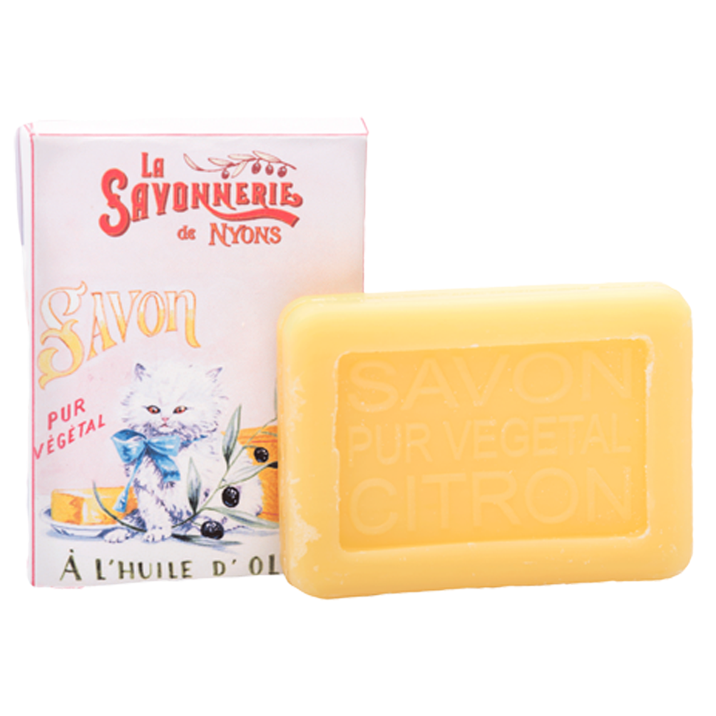 Savon Parfumé Citron Boite Chat Persan 25gr