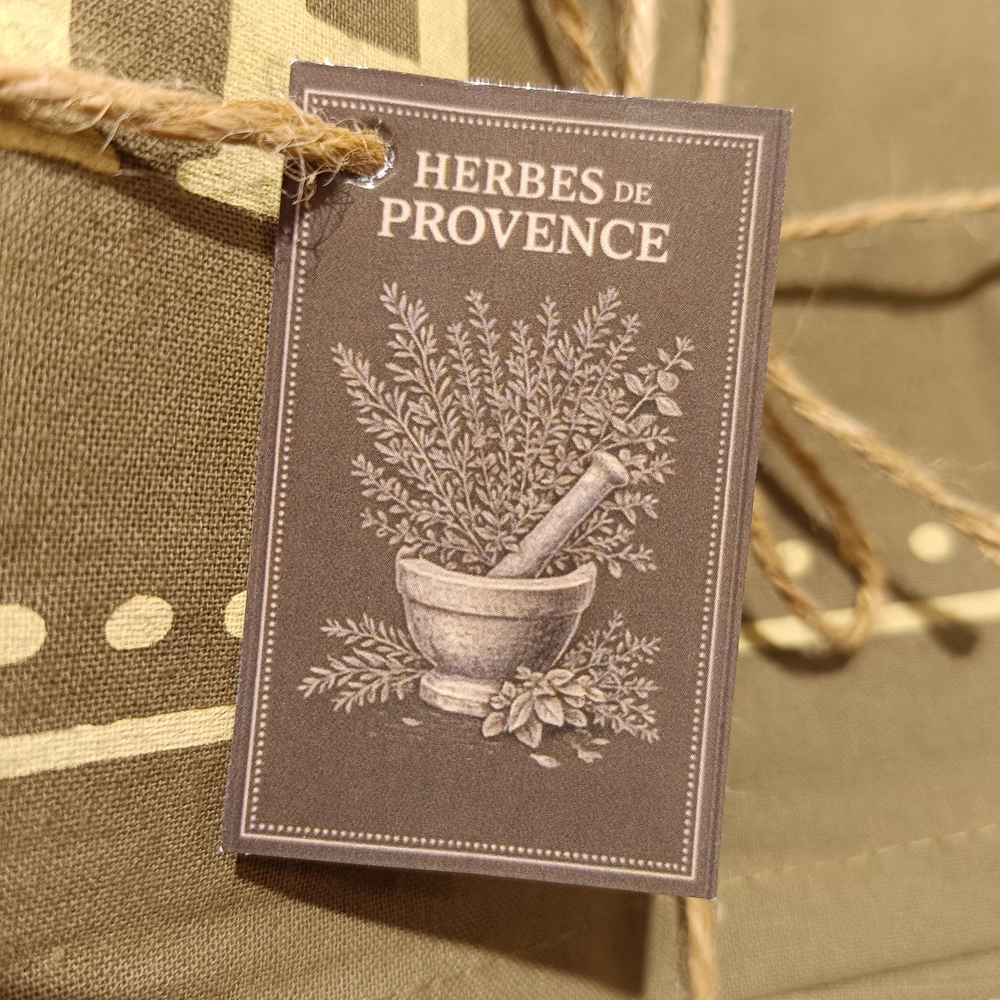 Torchon Coton Herbes De Provence 50*70