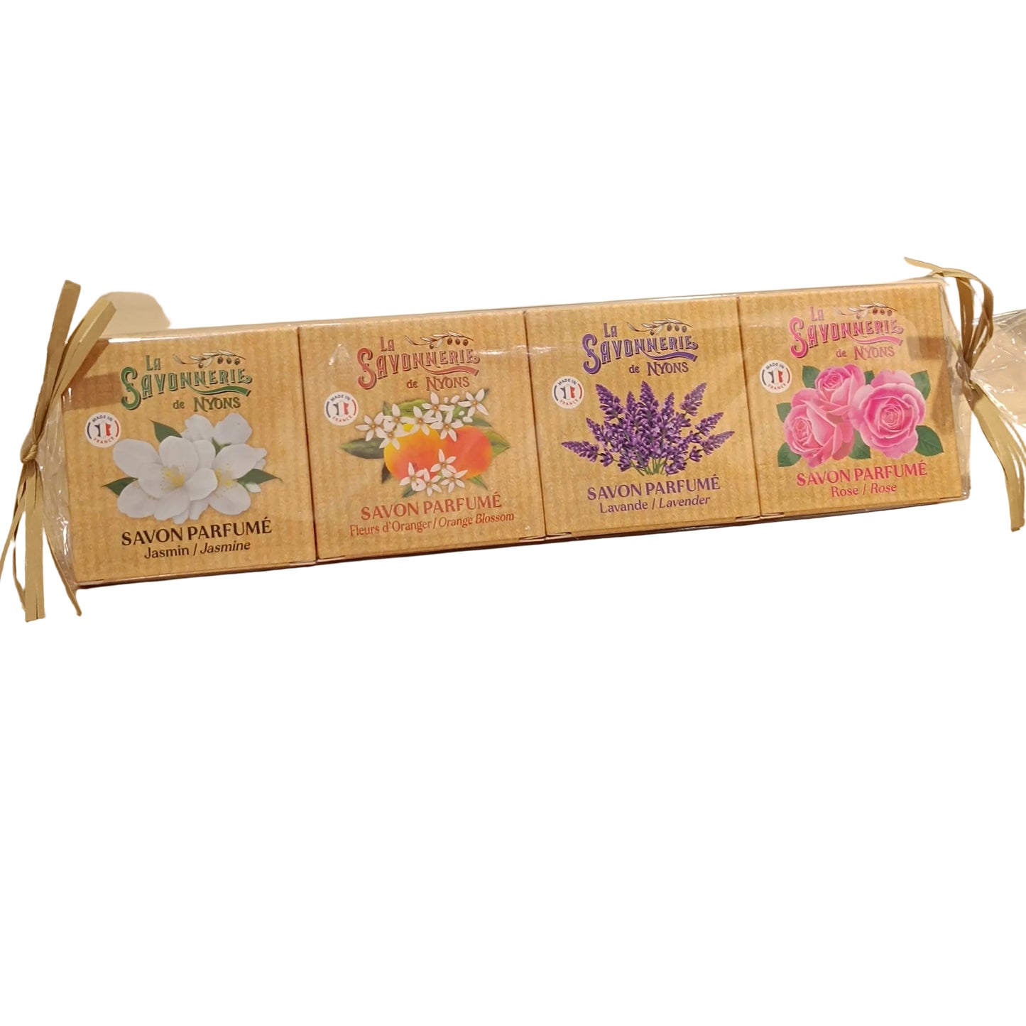 Papillote Savon Parfumé Fleurs Boîte 4*50gr