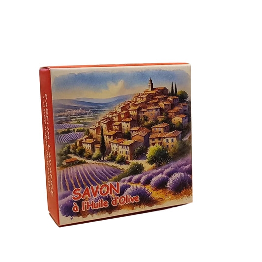 Savon Rond Parfumé Lavande Le Village Perché Boite 100gr