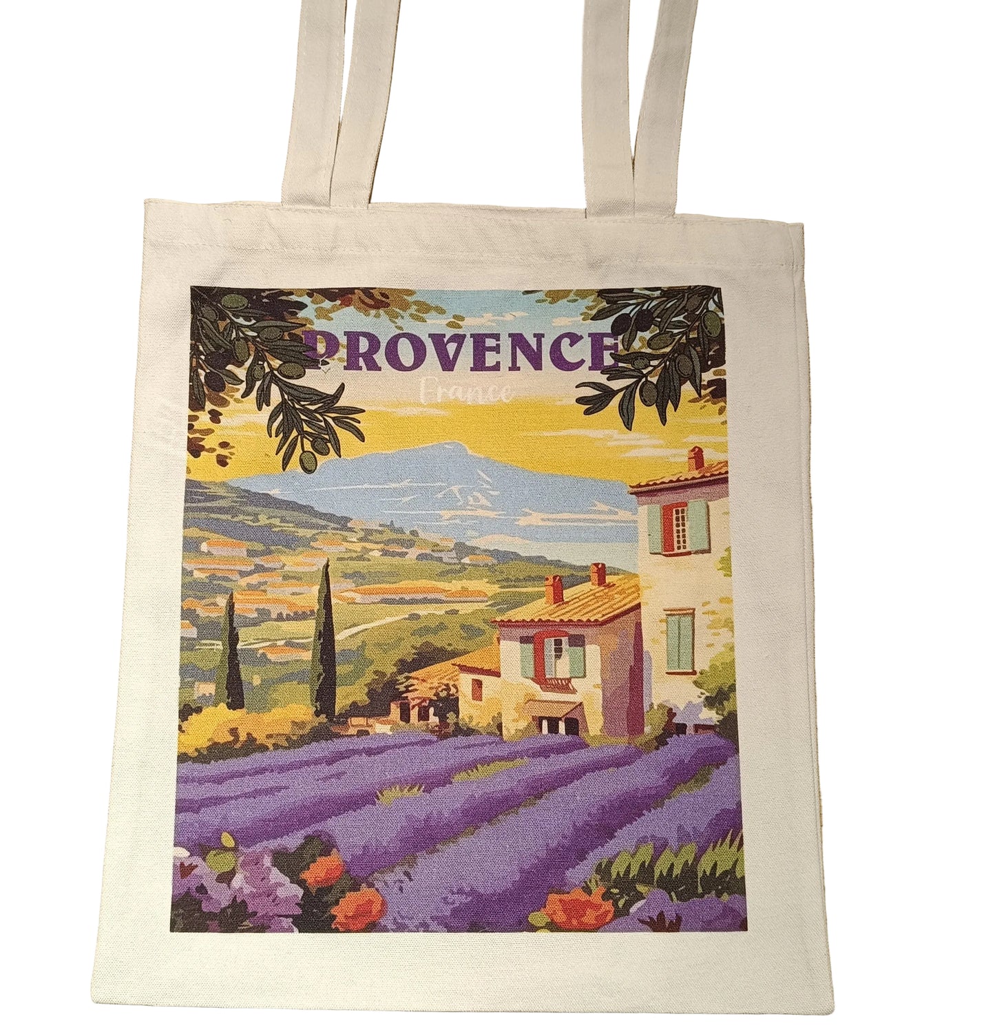 Lavender Field Tote Bag