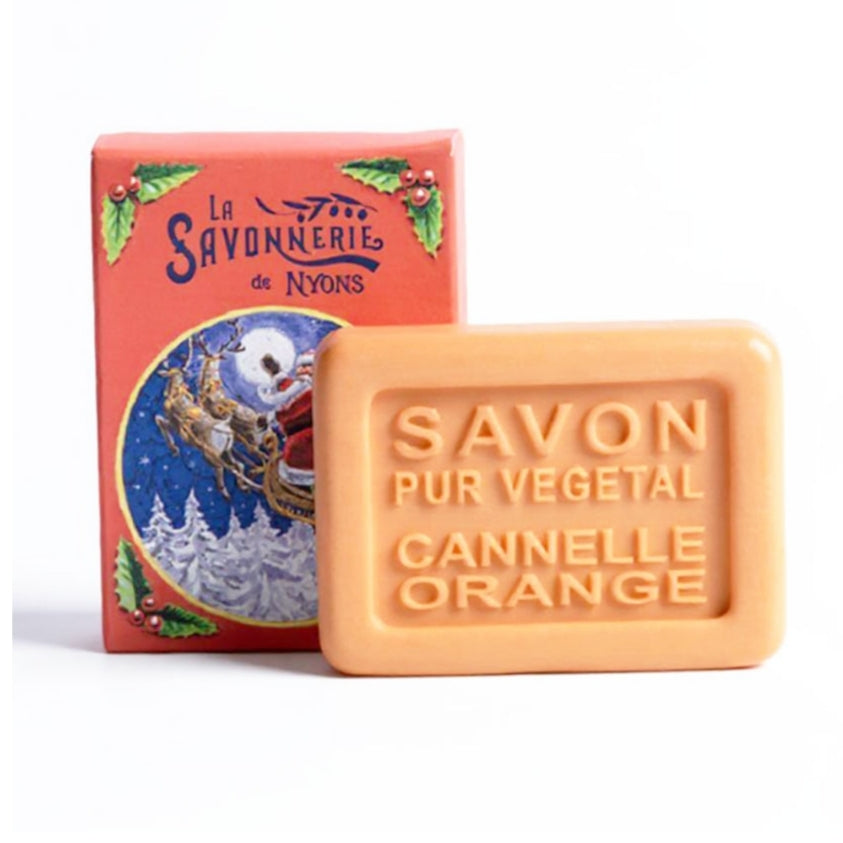 Savon Parfumé Orange - Cannelle Le Traineau 25gr