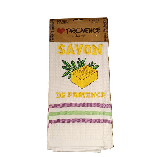 Torchon Brode Savon Provence