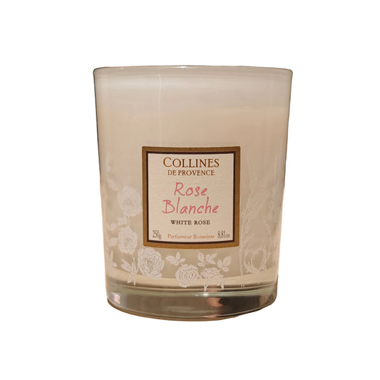 Bougie Parfumée  250gr Rose Blanche