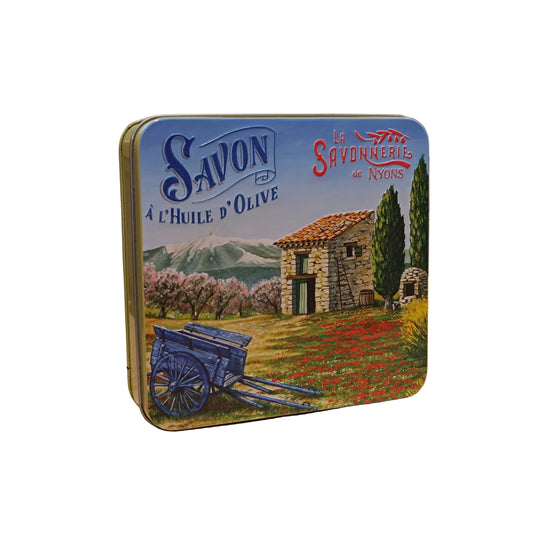 Coffret Savons Parfumés Boite Métal Cabanon 4*100gr