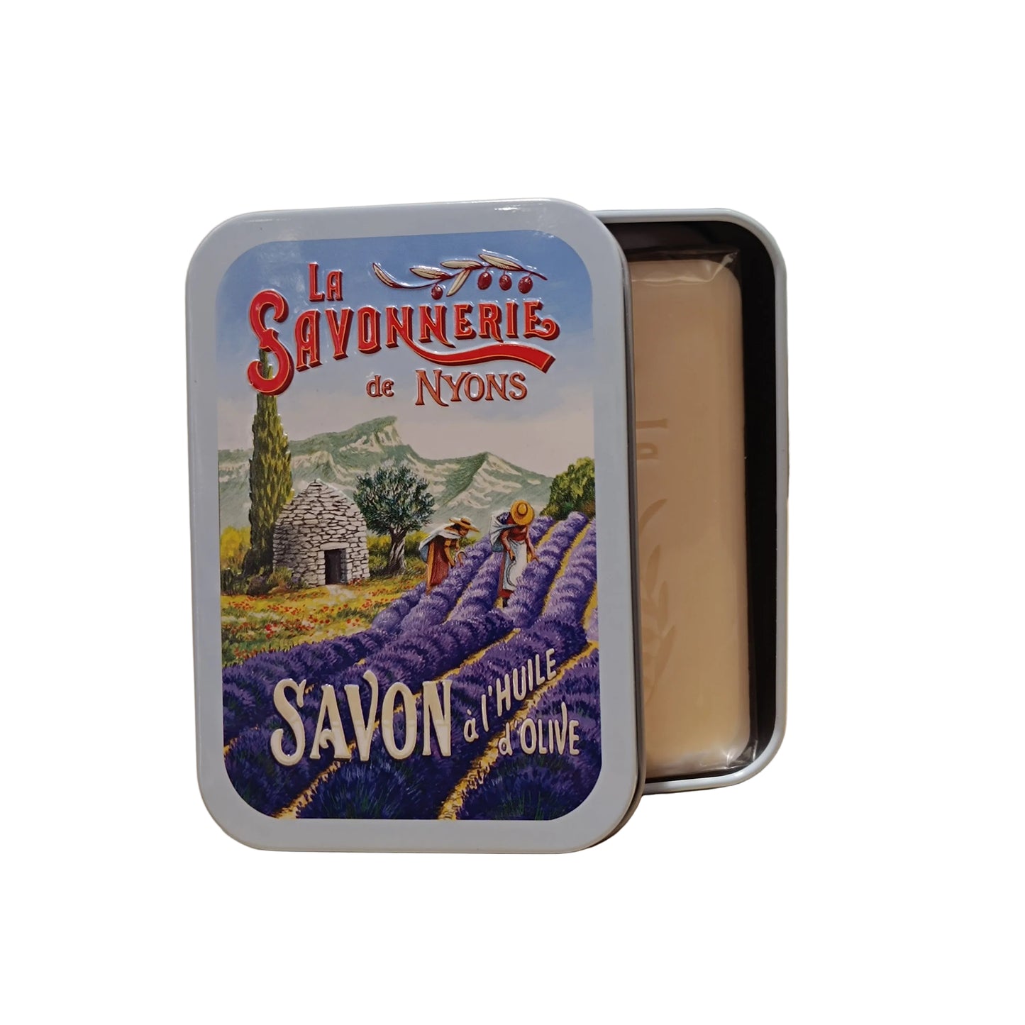 Savon Parfumé Lavande Boite Métal La Borie 200gr