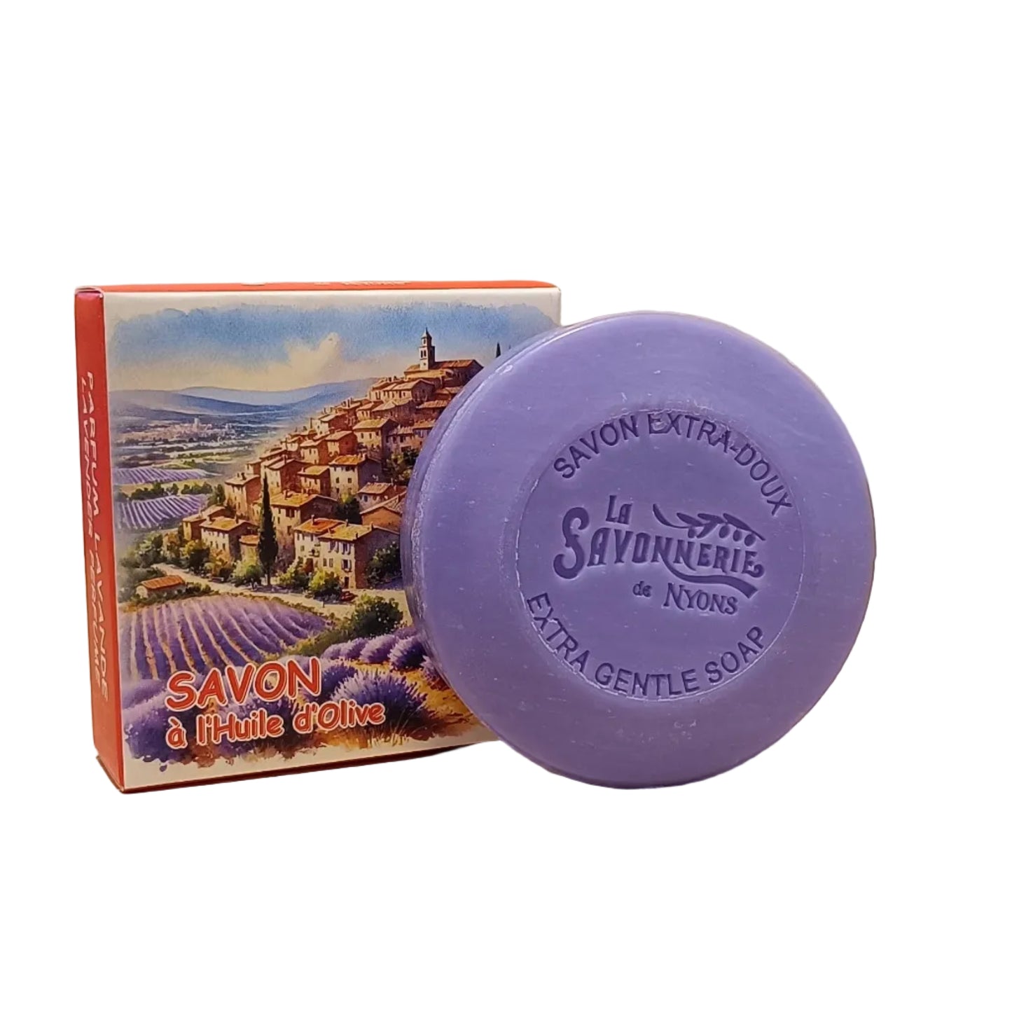 Savon Rond Parfumé Lavande Le Village Perché Boite 100gr
