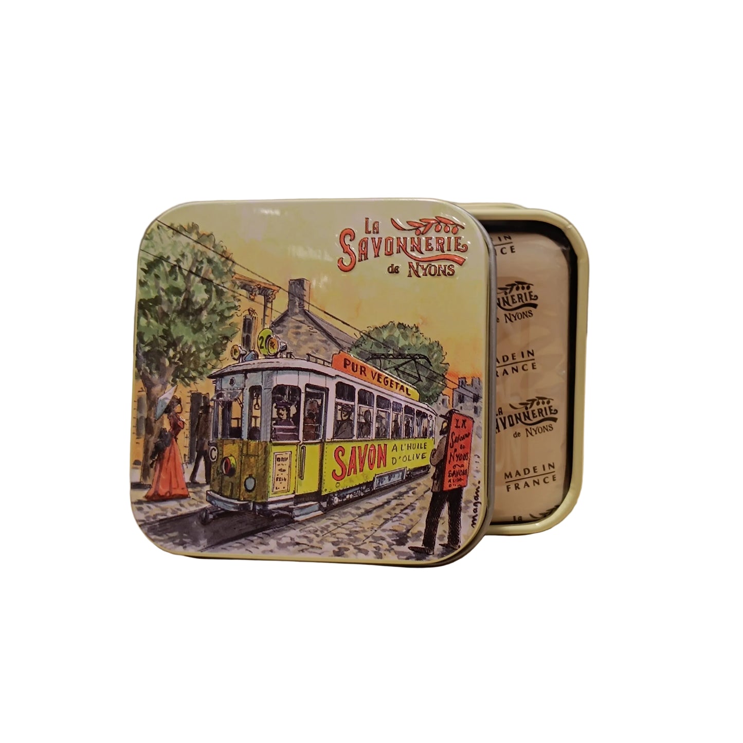 Savon Parfumé Fleur De Coton Boite Métal Le Tramway 100gr