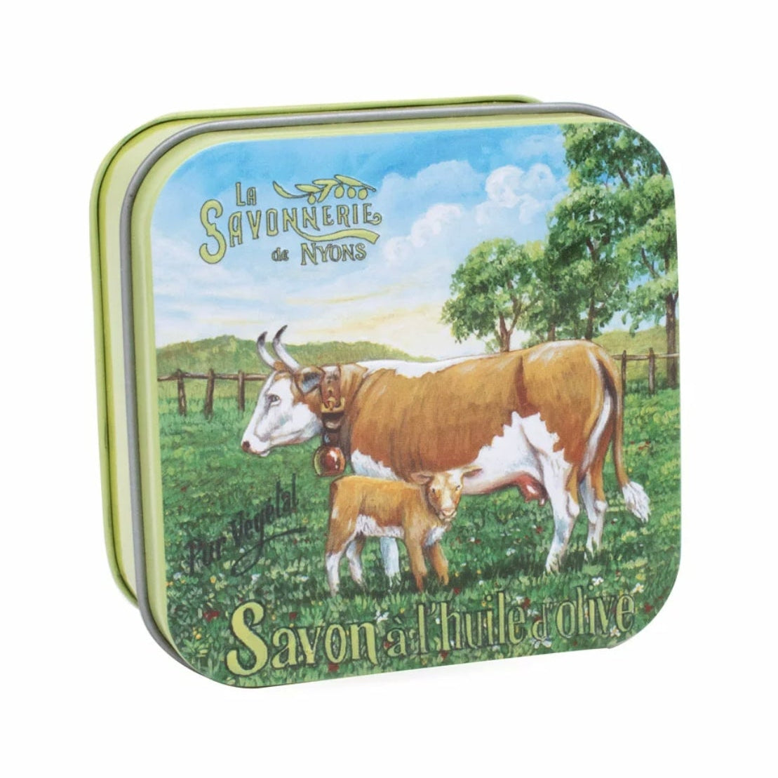 Savon Parfumé Verveine Boite Métal La Vache 100gr